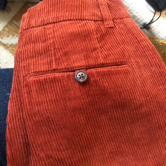 NWT UNIQLO INES DE LA FRESSANGE CORDUROY TAPERED ANKLE PANTS. NEW - Picture 9 of 13